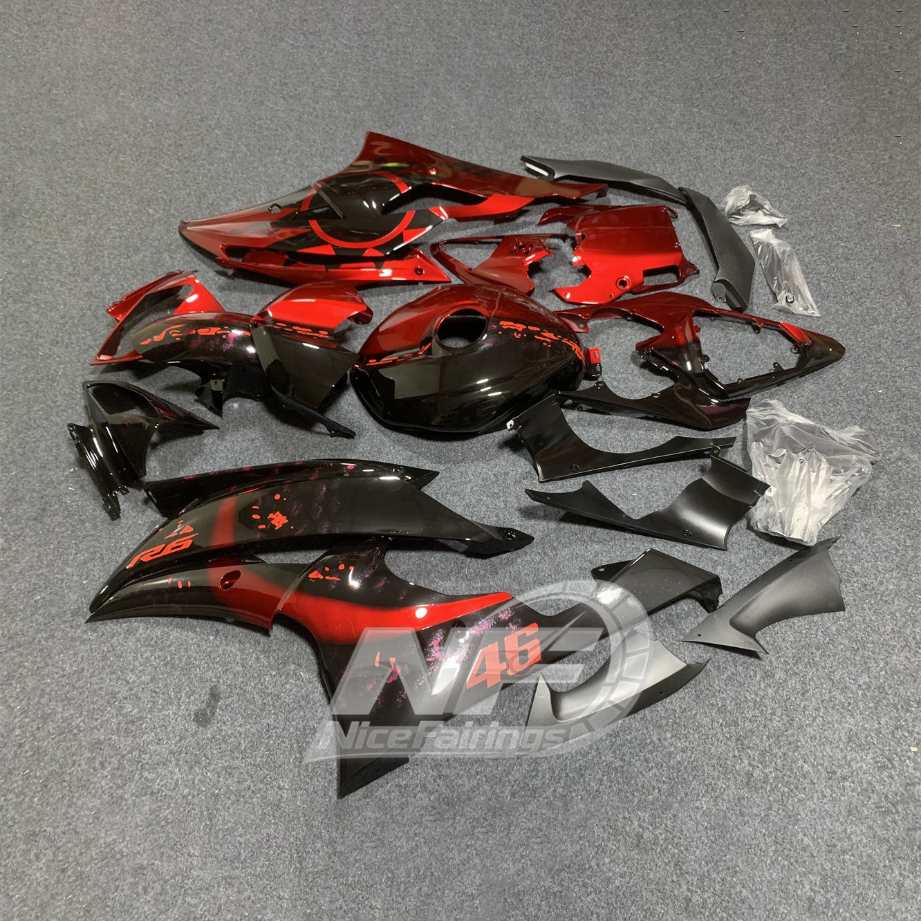 For YAMAHA YZF-R6 2008-2016 Fairing Kit Street Bike Injection Molded Plastics Motorcycle Bodywork | NiceFairings