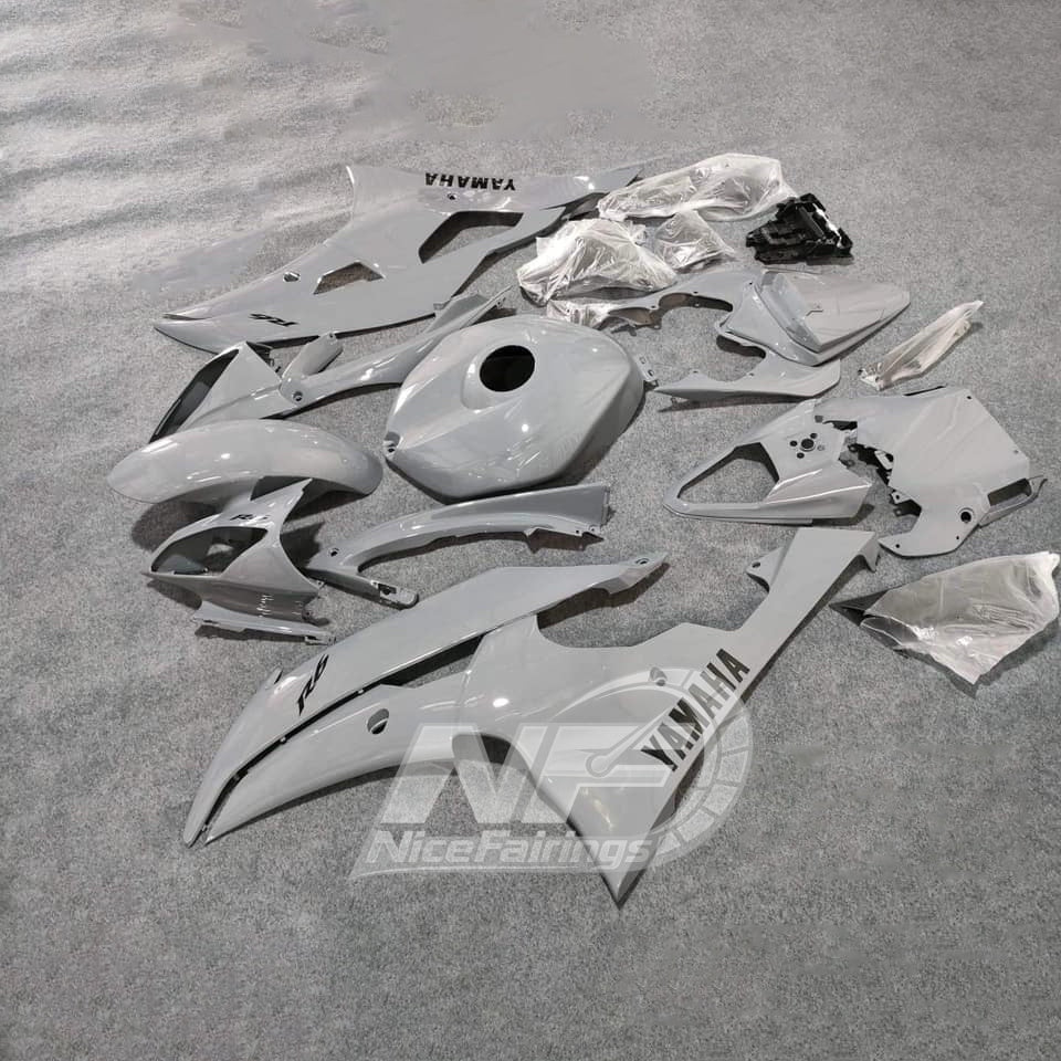 Gray Full Bodywork Fairing Kit For YAMAHA YZF-R6 2008-2016