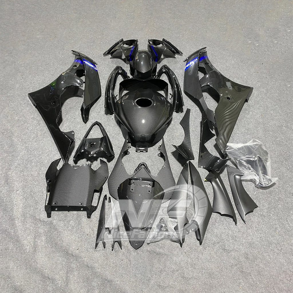 Carbon Fiber Pre-Drilled ABS Injection Fairing Kit For Yamaha YZF R6 2008-2016 Body Set