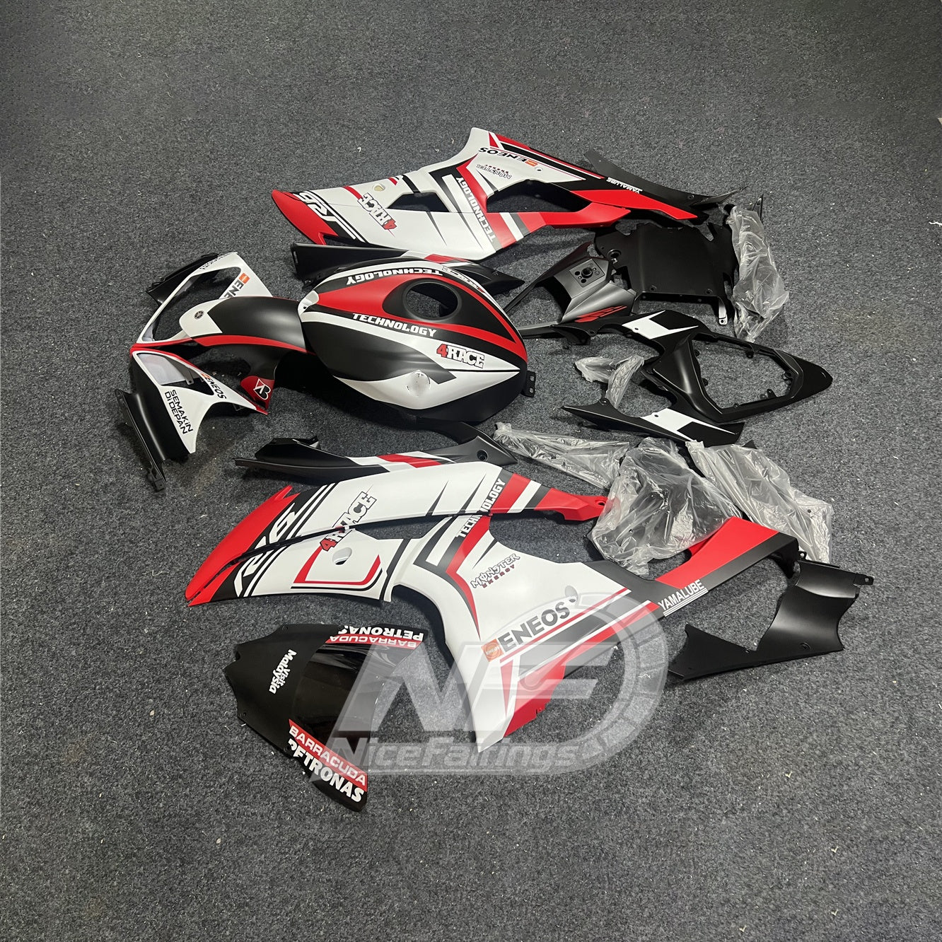 Yamaha YZF-R6 2008-2016 Injection Molded Cowlings Kit Full Plastics