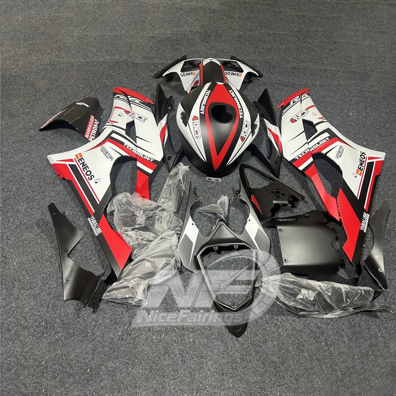Yamaha YZF-R6 2008-2016 Injection Molded Cowlings Kit Full Plastics