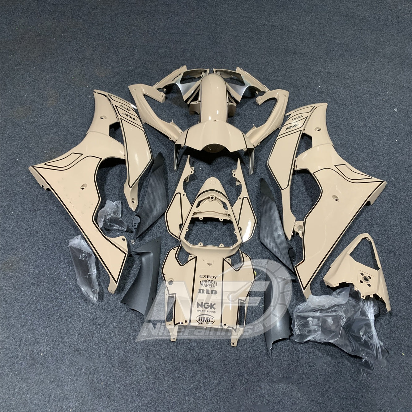 For YAMAHA YZF-R6 2008-2016 Premium ABS Plastic Fairing Kit UV-Protected Paint |NiceFairings