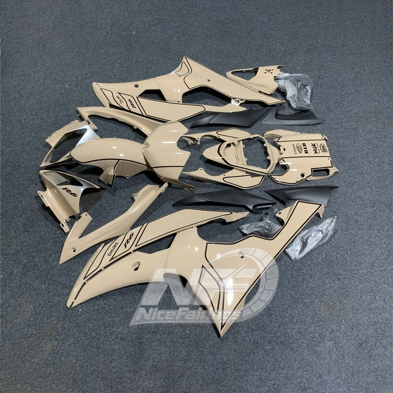 For YAMAHA YZF-R6 2008-2016 Premium ABS Plastic Fairing Kit UV-Protected Paint |NiceFairings