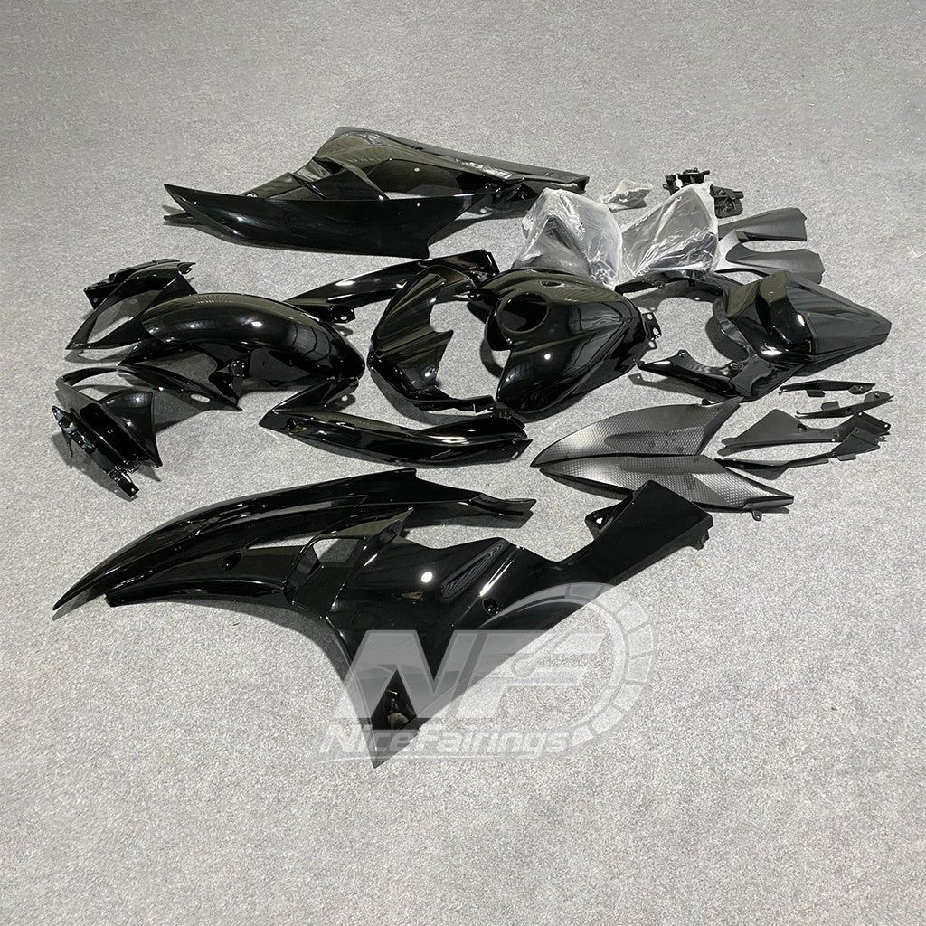 Injection ABS Glossy Black Fairing Kit For YAMAHA YZF-R6 2008-2016 Set
