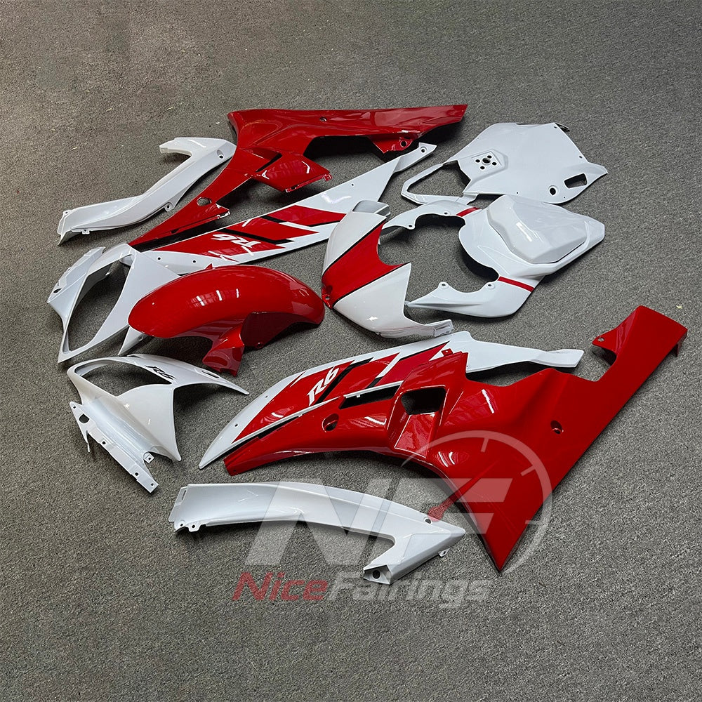 Painted Injection-Molded Fairing Set Fits YAMAHA YZF-R6 RJ11 2006-2007 | NiceFairings - side angle image