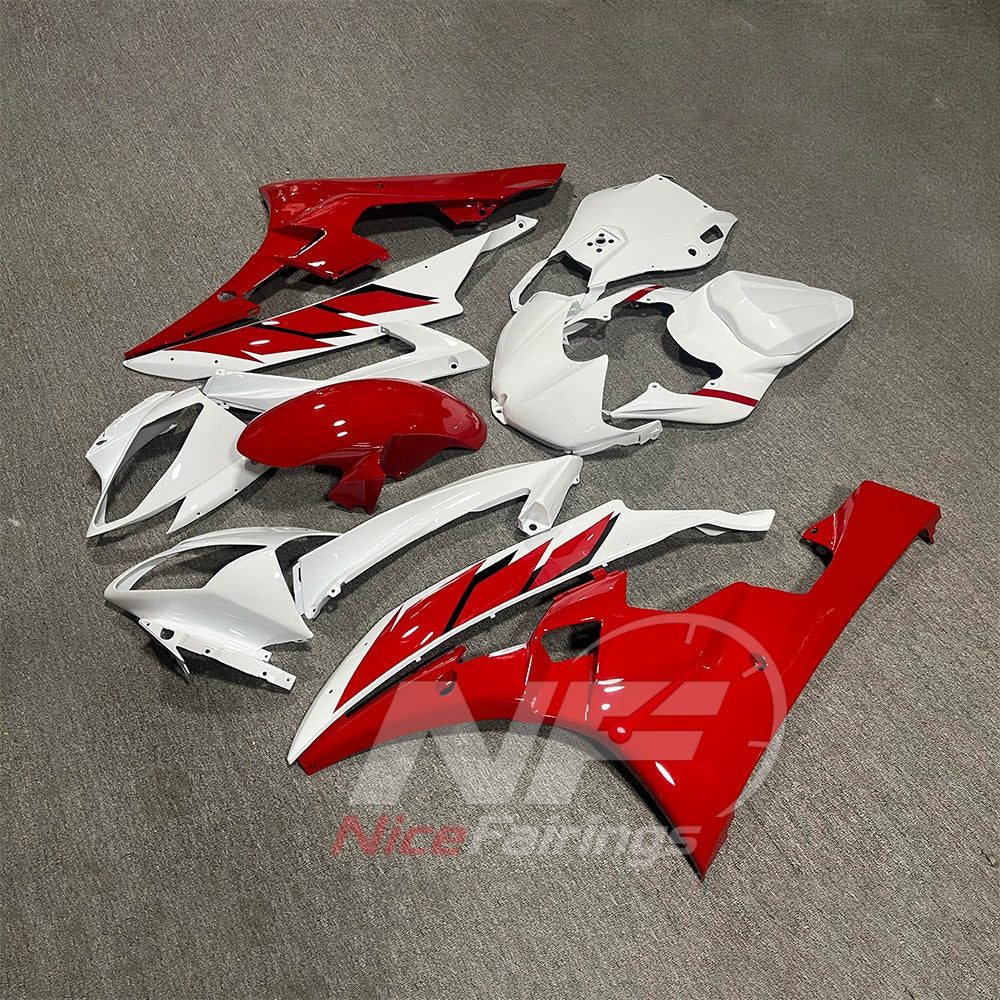 Aftermarket Injection-Molded Bodywork Set Fits 2006-2007 YAMAHA YZF-R6 RJ11 | NiceFairings - front angle image