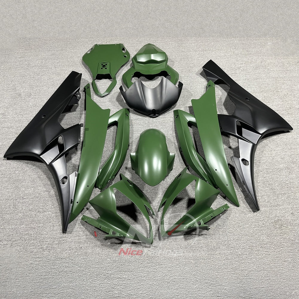 Painted Injection-Molded Fairing Set Fits YAMAHA YZF-R6 RJ11 2006-2007 | NiceFairings - paint design NO.5 option image