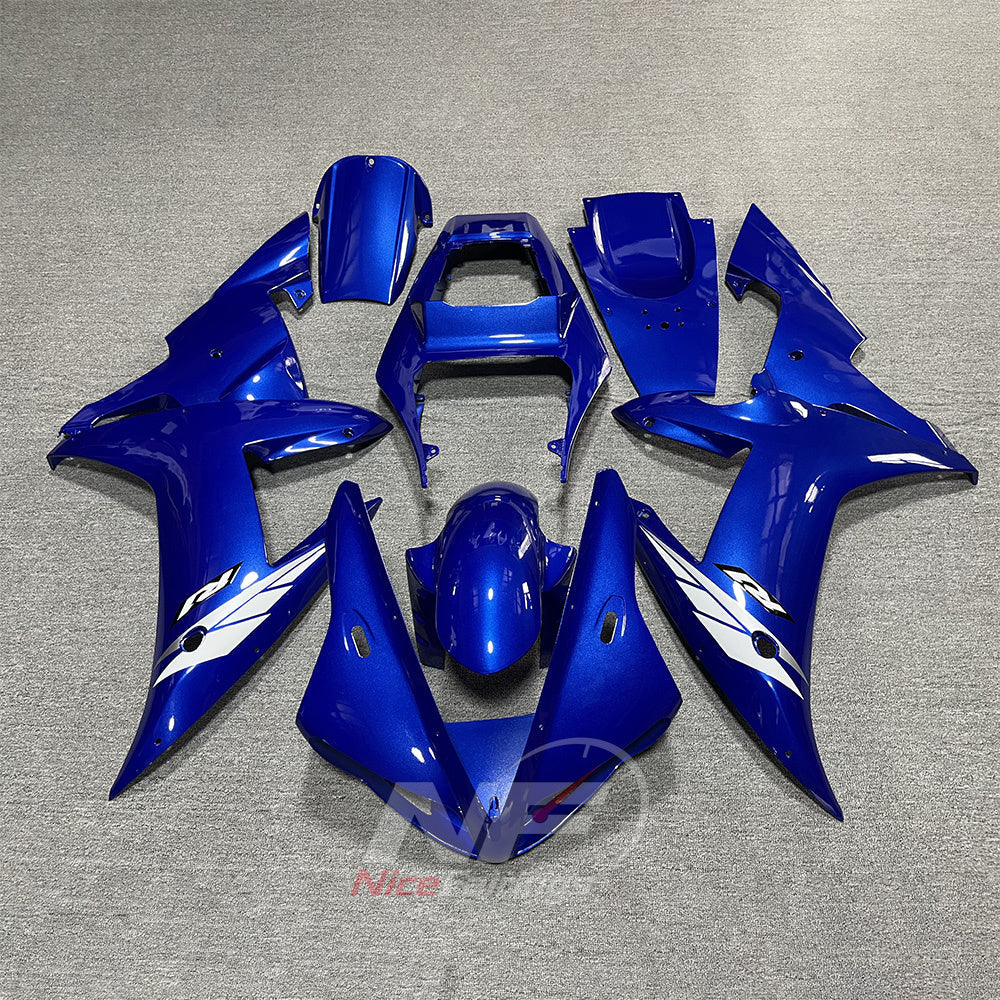 Injection-Molded ABS Bodywork Set Compatible with YAMAHA YZF-R1 RN09 2002-2003 - Blue | NiceFairings - main product image