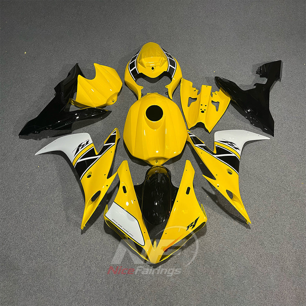 ABS Plastic Cowling Kit Fits YAMAHA YZF-R1 RN12 2004-2006 - Yellow | NiceFairings - main product image