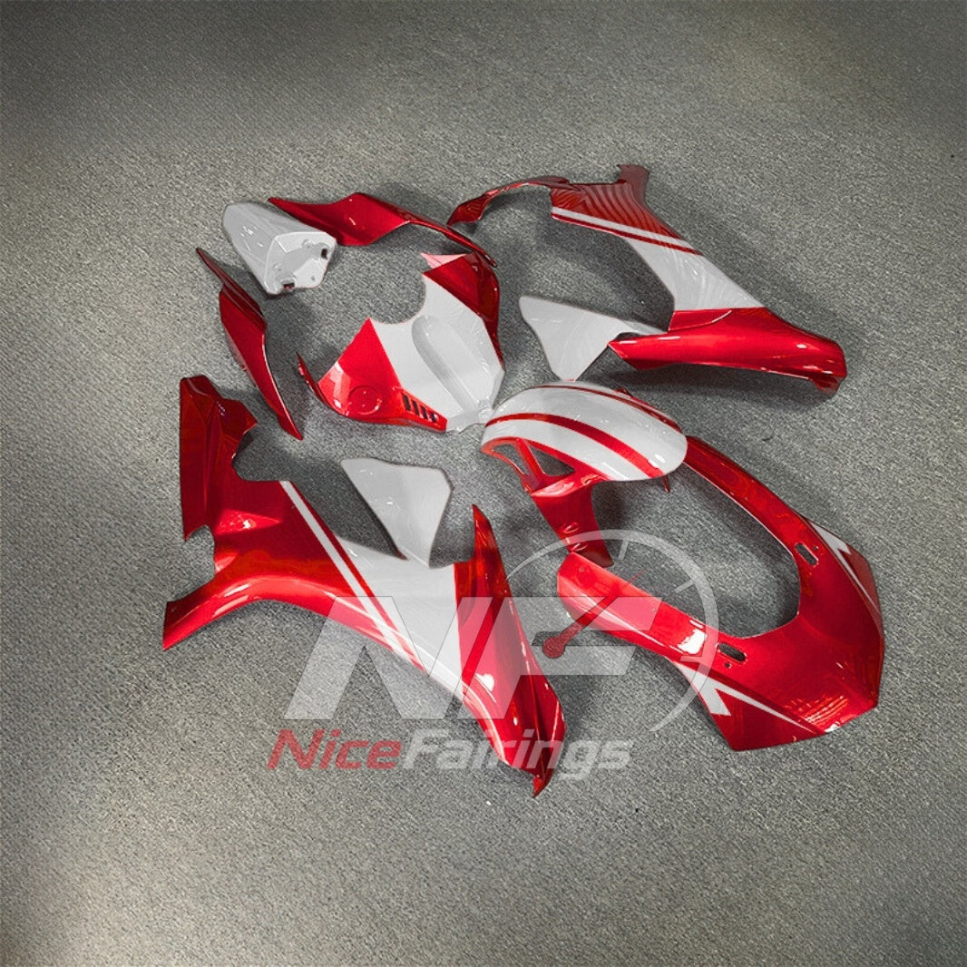 For Yamaha YZF-R1 2015-2019 Red White Motorcycle Fairings | NiceFairings - side angle image