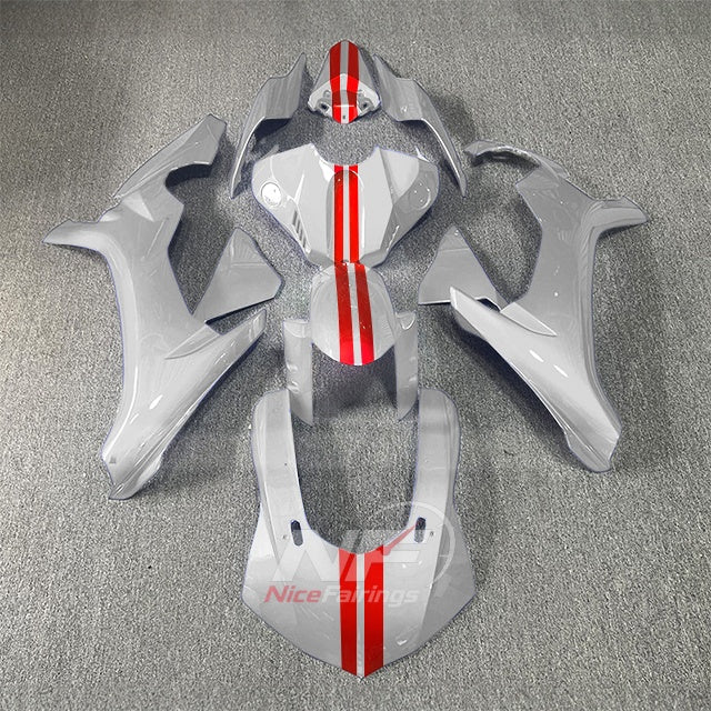For Yamaha YZF-R1 2015-2019 Silver Red Motorcycle Fairings | NiceFairings - main product image