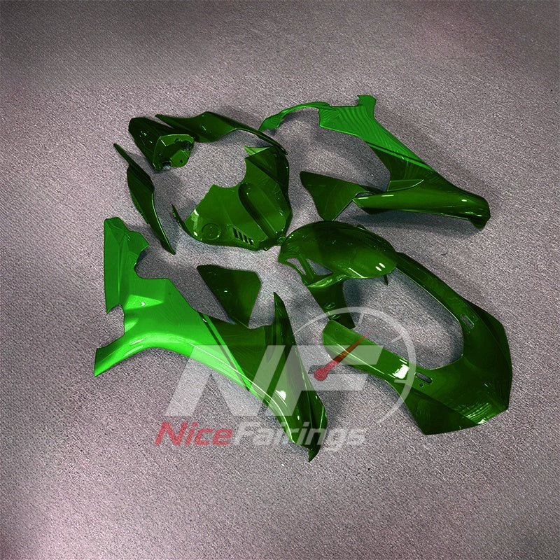 For Yamaha YZF-R1 2015-2019 Green Black Motorcycle Fairings | NiceFairings - front angle image