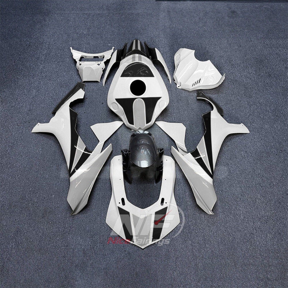 For Yamaha YZF-R1 2015-2019 White Black Motorcycle Fairings | NiceFairings - main product image