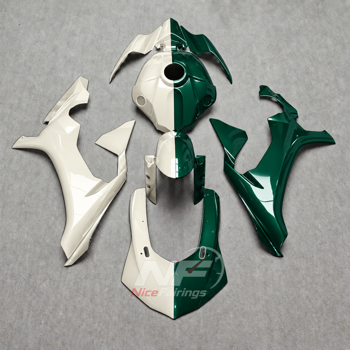 For Yamaha YZF-R1 2015-2019 Cream Green Motorcycle Fairings | NiceFairings - main product image