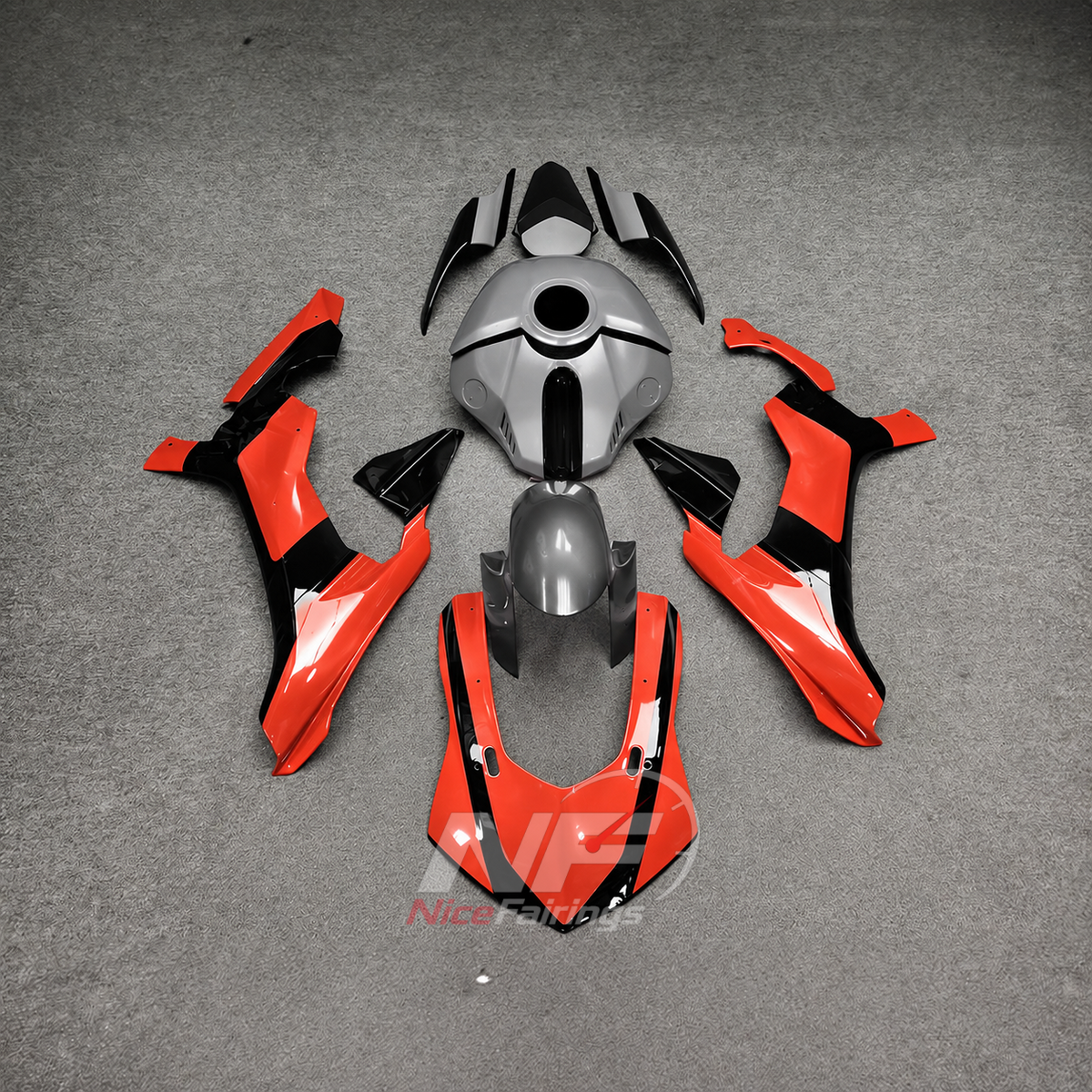 For Yamaha YZF-R1 2015-2019 Orange Grey Black Motorcycle Fairings | NiceFairings - main product image