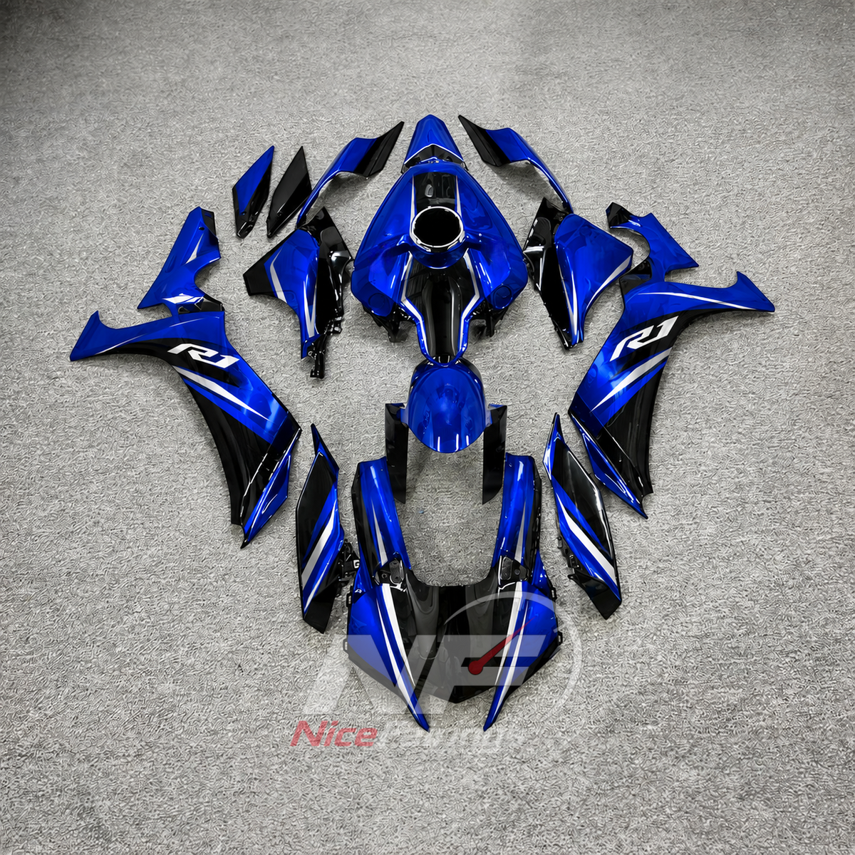 For Yamaha YZFR1 RN65 2020-2025 Blue Black Fairings Kit | NiceFairings - main product image