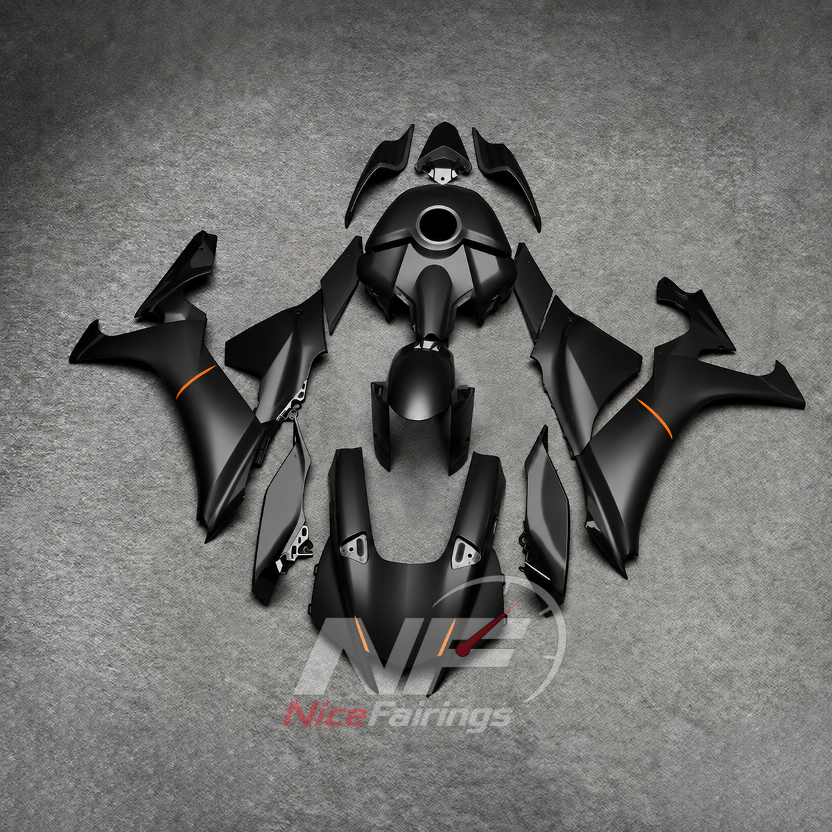 For Yamaha YZFR1 RN65 2020-2025 Black Fairings Kit | NiceFairings - main product image