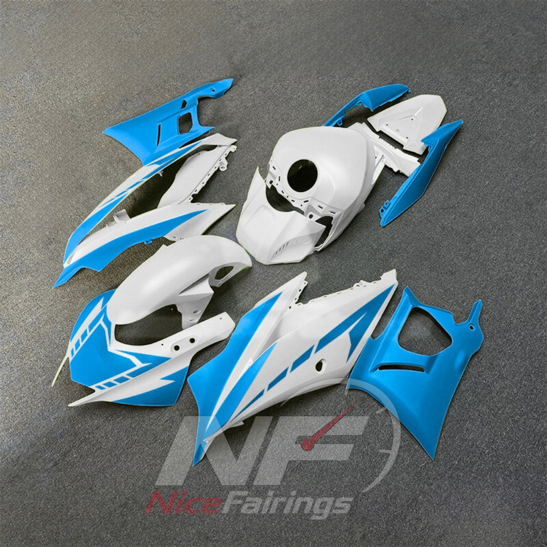Custom-Painted Motorcycle Fairings Compatible with Yamaha YZF-R25 YZF-R3 2019-2024 | NiceFairings - front angle image