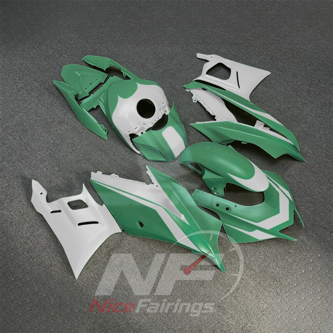 Custom-Painted Motorcycle Fairings Compatible with Yamaha YZF-R25 YZF-R3 2019-2024 | NiceFairings - side angle image