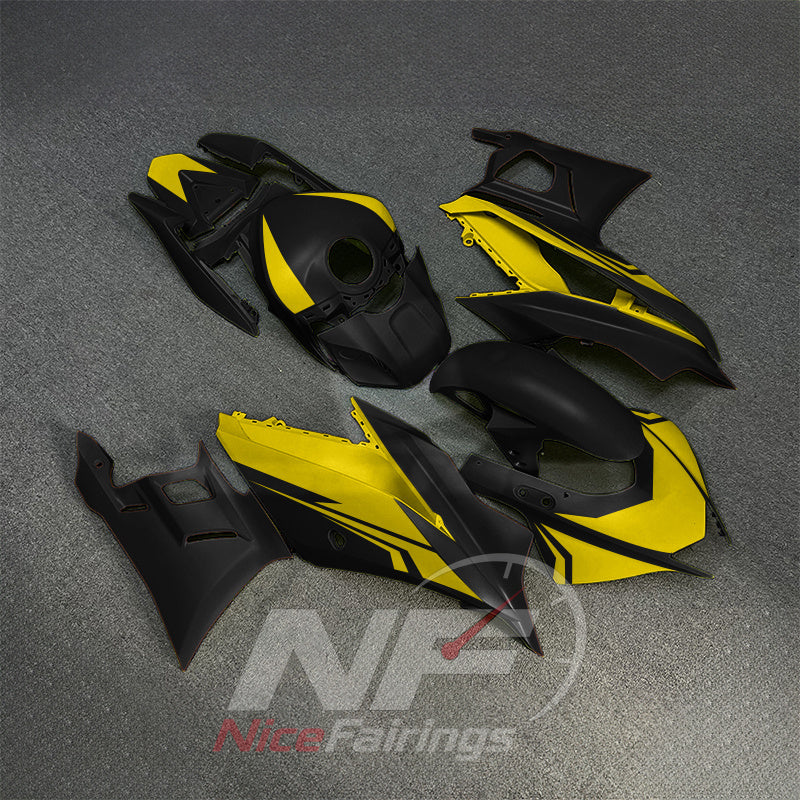 Replacement Motorcycle Fairing Set Fits Yamaha YZF-R25 YZF-R3 2019-2024 | NiceFairings - side angle image