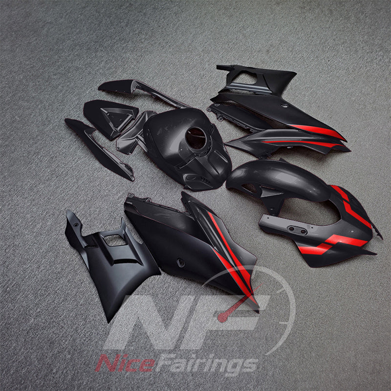 Aftermarket Sportbike Bodywork Set Fits Yamaha YZF-R25 YZF-R3 2019-2024 | NiceFairings - side angle image