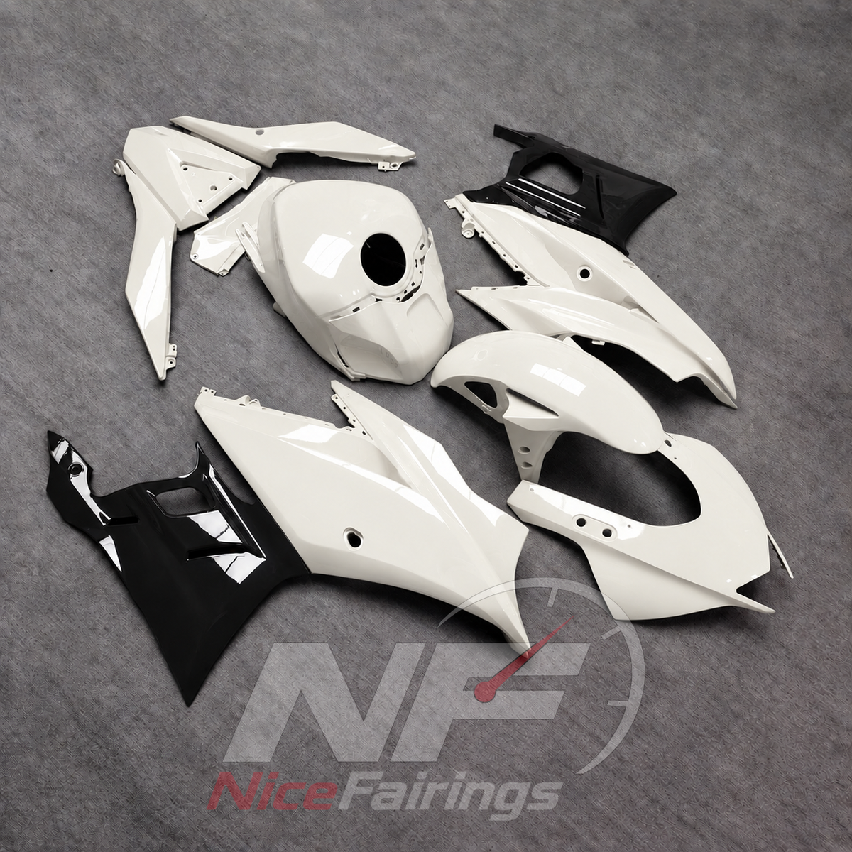 Replacement Sportbike Bodywork Set Fits Yamaha YZF-R25 YZF-R3 2019-2024 | NiceFairings - front angle image