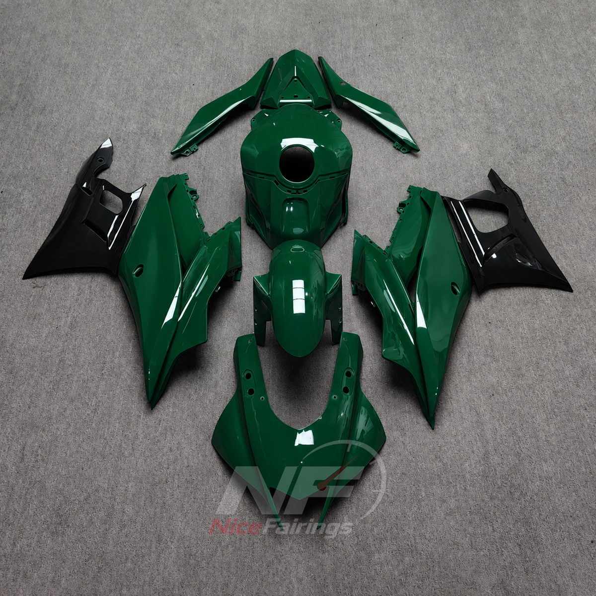 Aftermarket Replacement Fairing Panels Compatible with Yamaha YZF-R25 YZF-R3 2019-2024 | NiceFairings - main product image