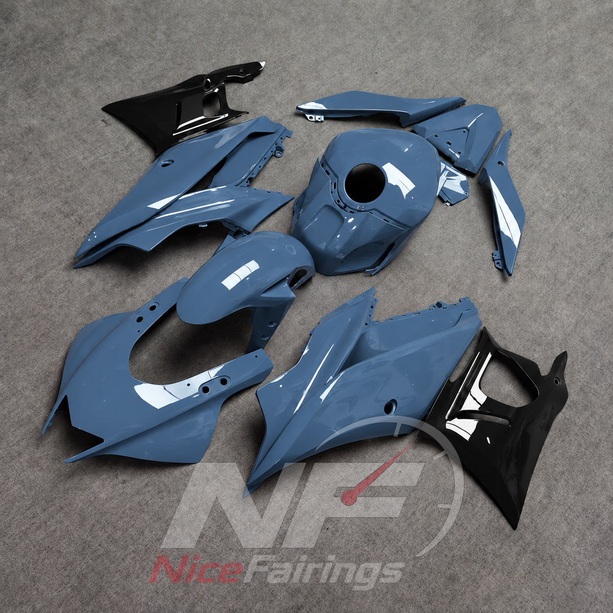 Custom-Painted Fairing Kit Fits Yamaha YZF-R25 YZF-R3 2019-2024 | NiceFairings - front angle image