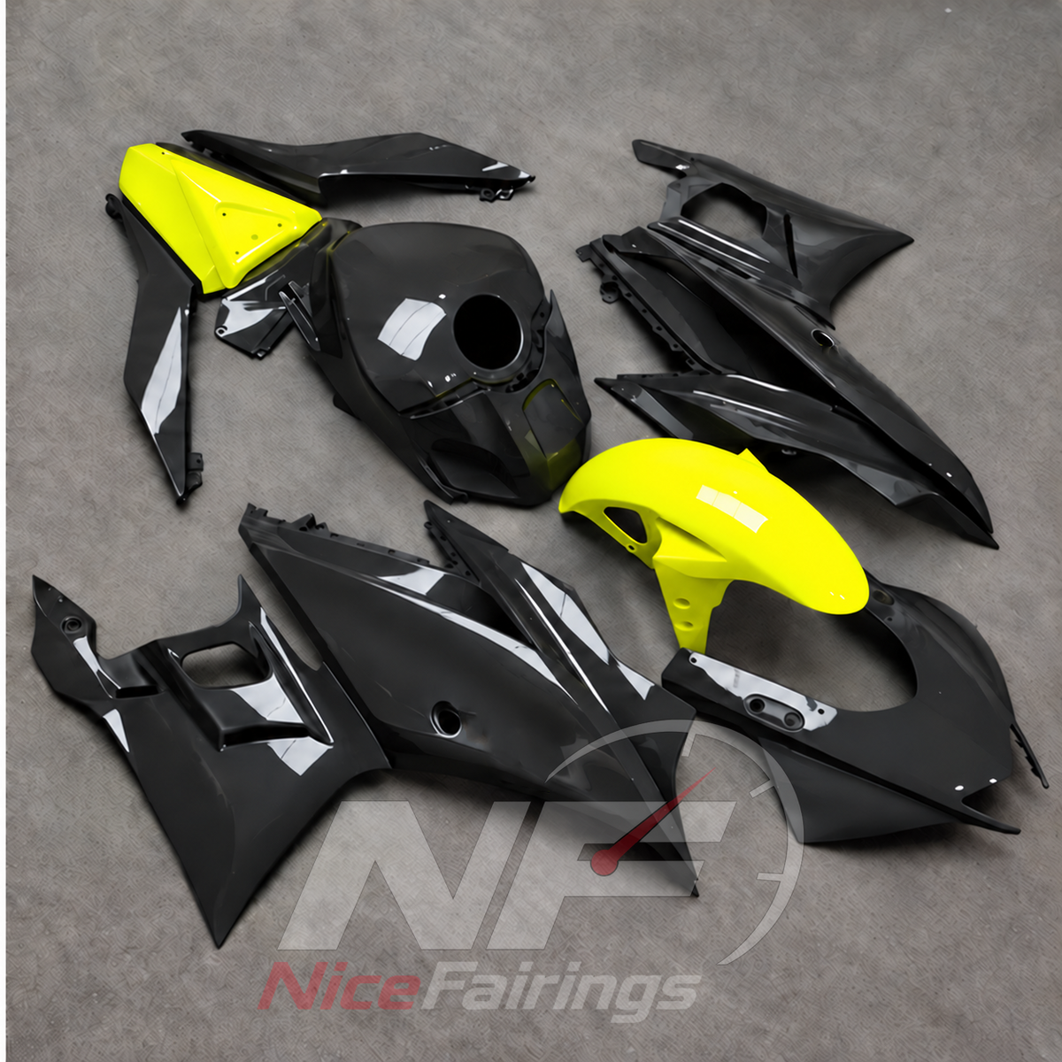 Custom-Painted Bodywork Kit Fits Yamaha YZF-R25 YZF-R3 2019-2024 | NiceFairings - front angle image