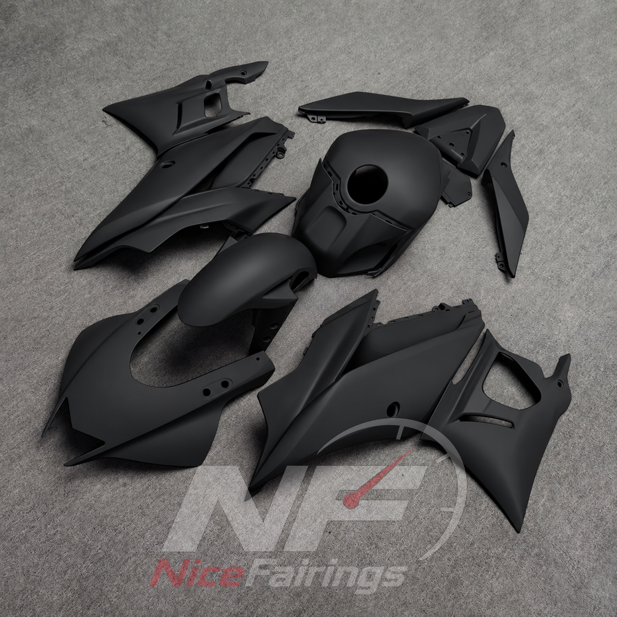 Aftermarket Sportbike Bodywork Set Fits Yamaha YZF-R25 YZF-R3 2019-2024 | NiceFairings - front angle image