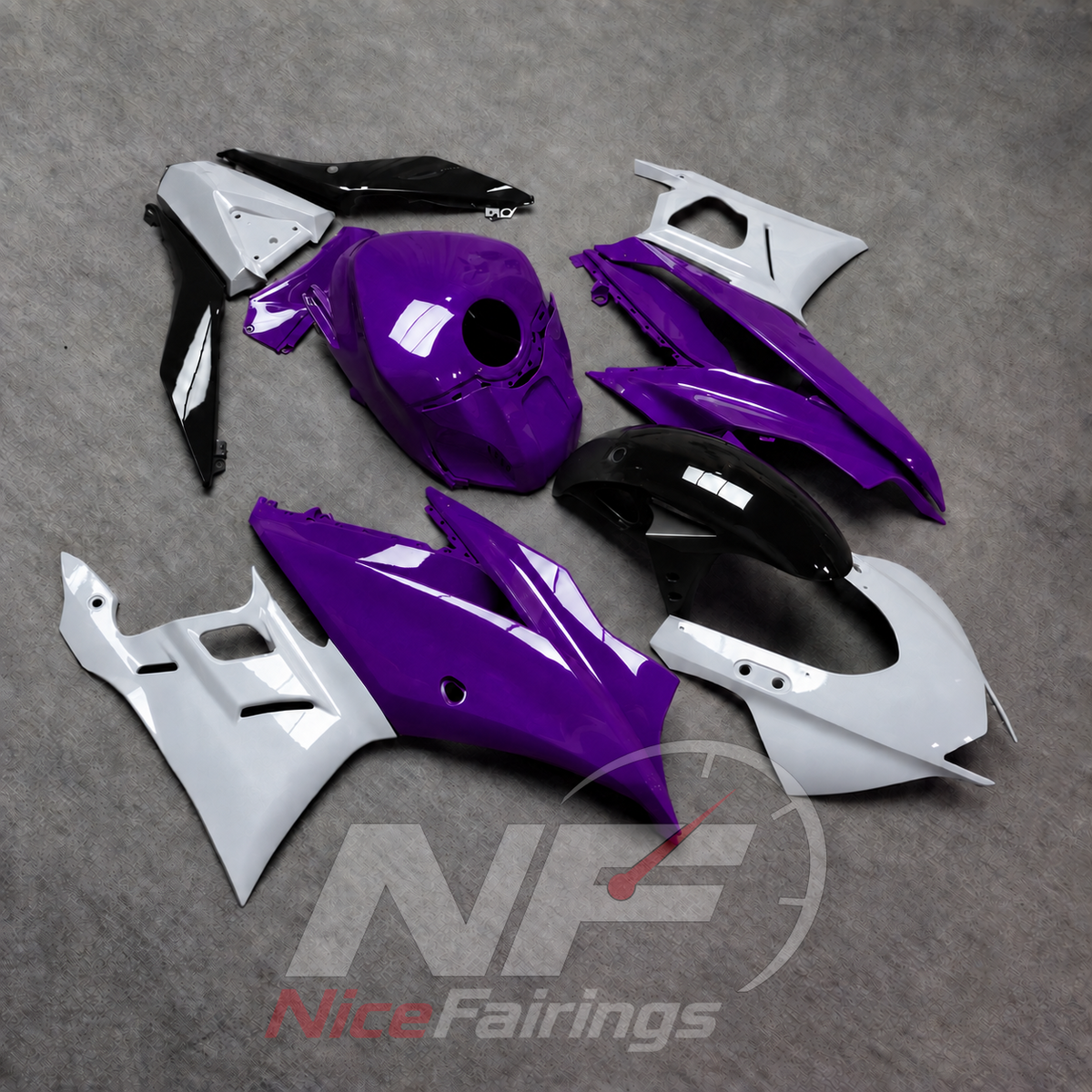 Custom-Painted Fairing Kit Fits Yamaha YZF-R25 YZF-R3 2019-2024 | NiceFairings - front angle image