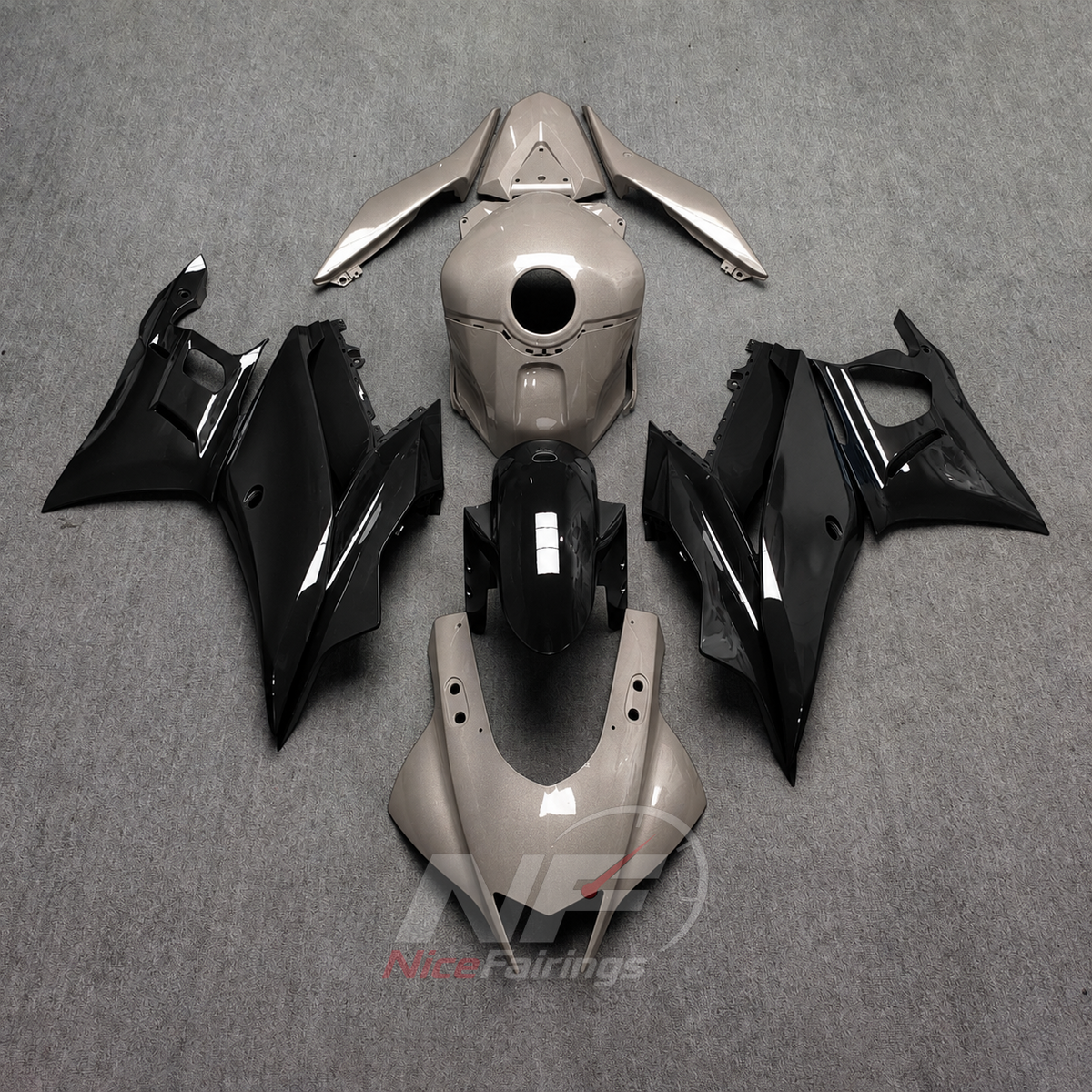 Custom-Painted Fairing Kit Fits Yamaha YZF-R25 YZF-R3 2019-2024 | NiceFairings - main product image
