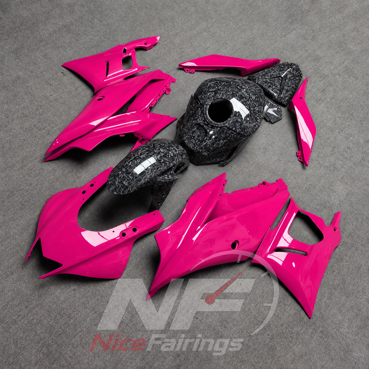 Custom-Painted Bodywork Kit Fits Yamaha YZF-R25 YZF-R3 2019-2024 | NiceFairings - side angle image
