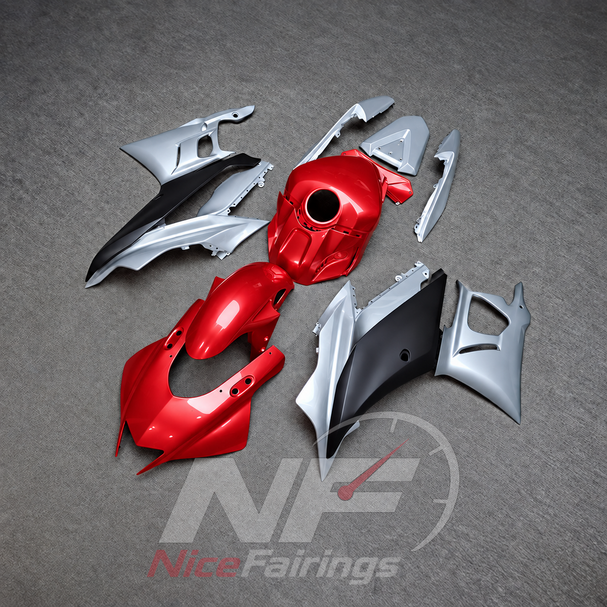 Aftermarket Replacement Fairing Panels Compatible with Yamaha YZF-R25 YZF-R3 2019-2024 | NiceFairings - front angle image