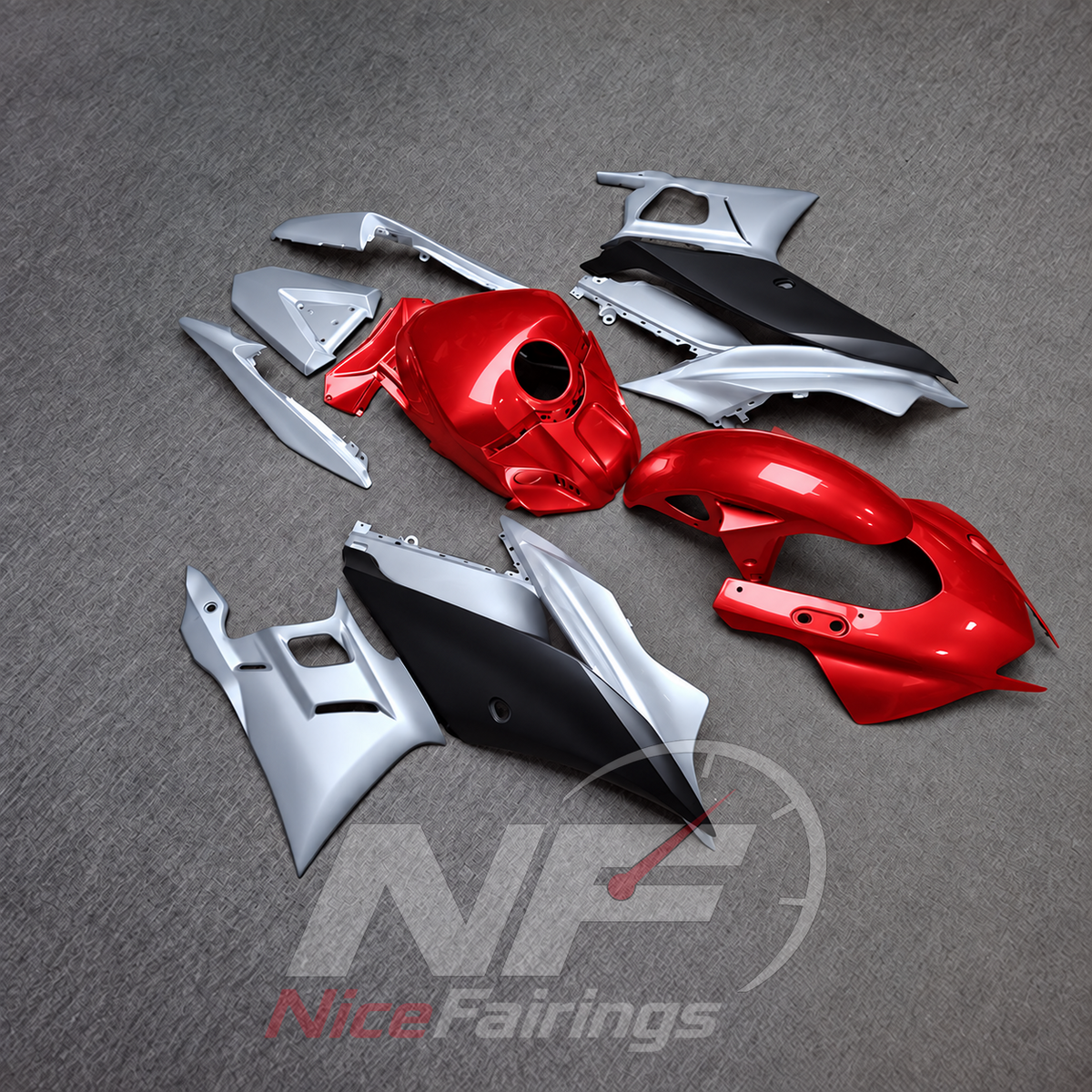 Aftermarket Replacement Fairing Panels Compatible with Yamaha YZF-R25 YZF-R3 2019-2024 | NiceFairings - side angle image