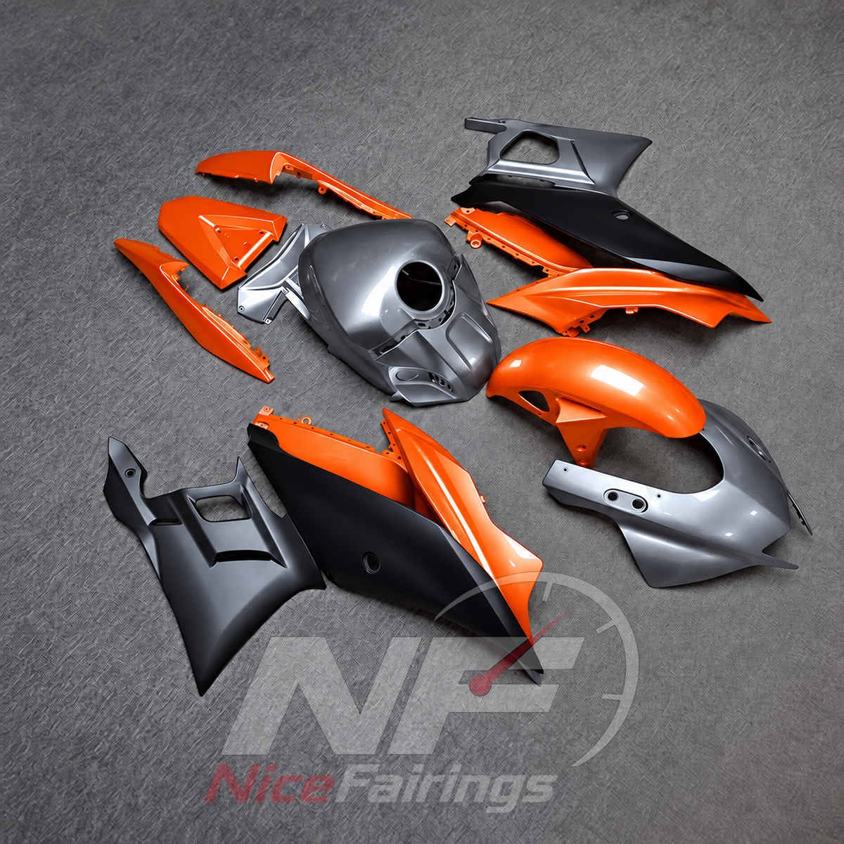 Replacement Motorcycle Fairing Set Fits Yamaha YZF-R25 YZF-R3 2019-2024 | NiceFairings - front angle image