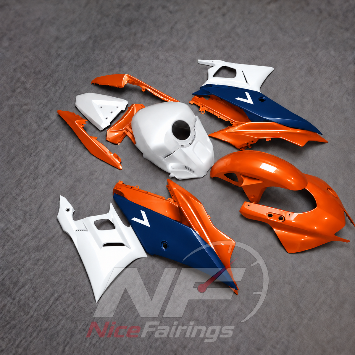 Custom-Painted Fairing Kit Fits Yamaha YZF-R25 YZF-R3 2019-2024 | NiceFairings - front angle image