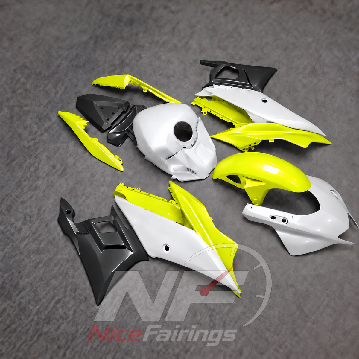 Aftermarket Sportbike Bodywork Set Fits Yamaha YZF-R25 YZF-R3 2019-2024 | NiceFairings - side angle image