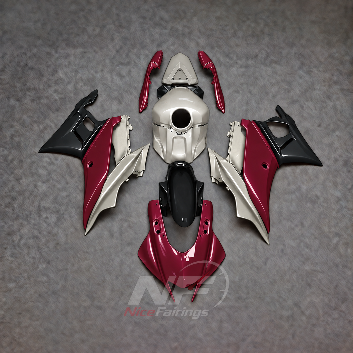 Replacement Motorcycle Fairing Set Fits Yamaha YZF-R25 YZF-R3 2019-2024 | NiceFairings - main product image