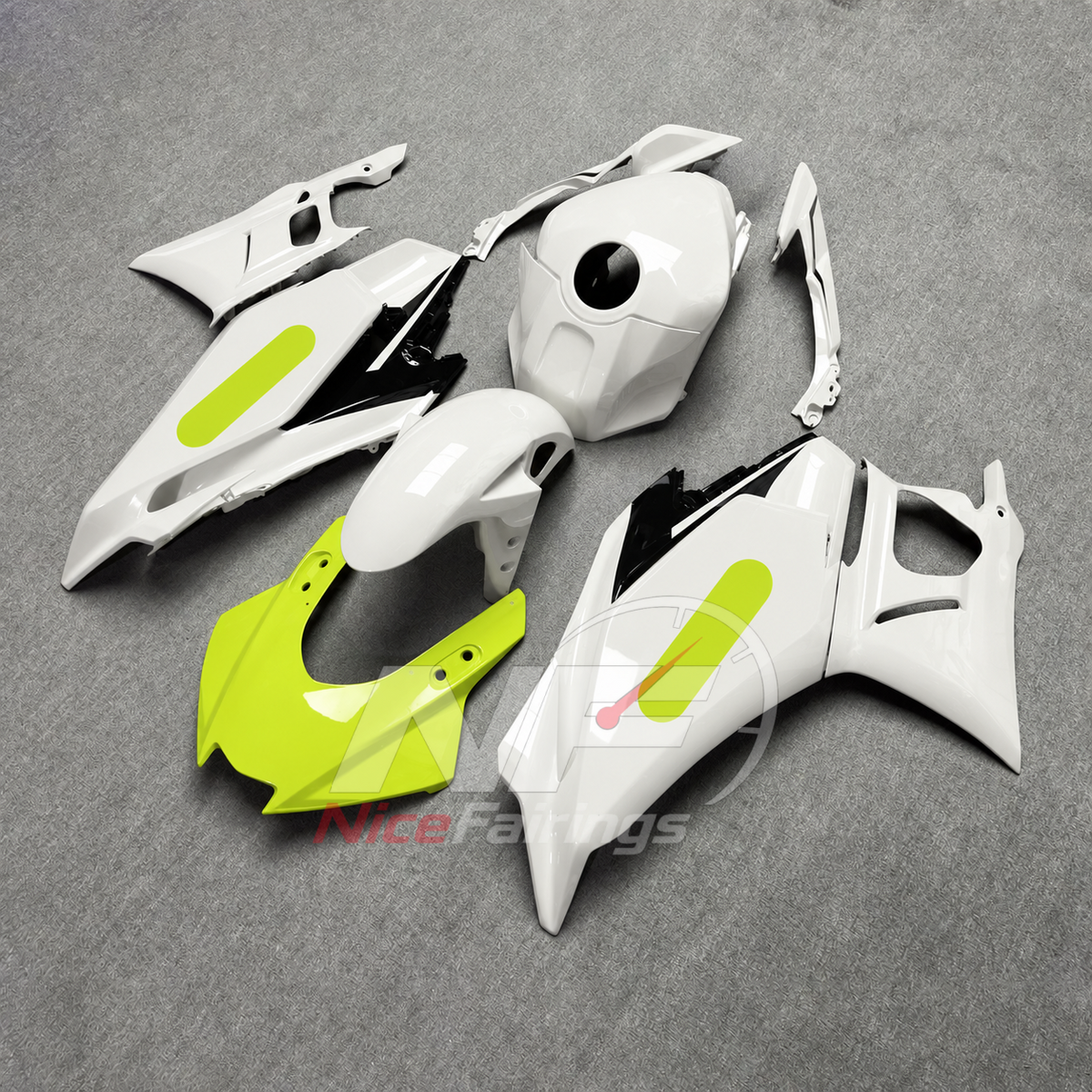 Custom-Painted Motorcycle Fairings Compatible with Yamaha YZF-R25 YZF-R3 2025-2026 | NiceFairings - side angle image