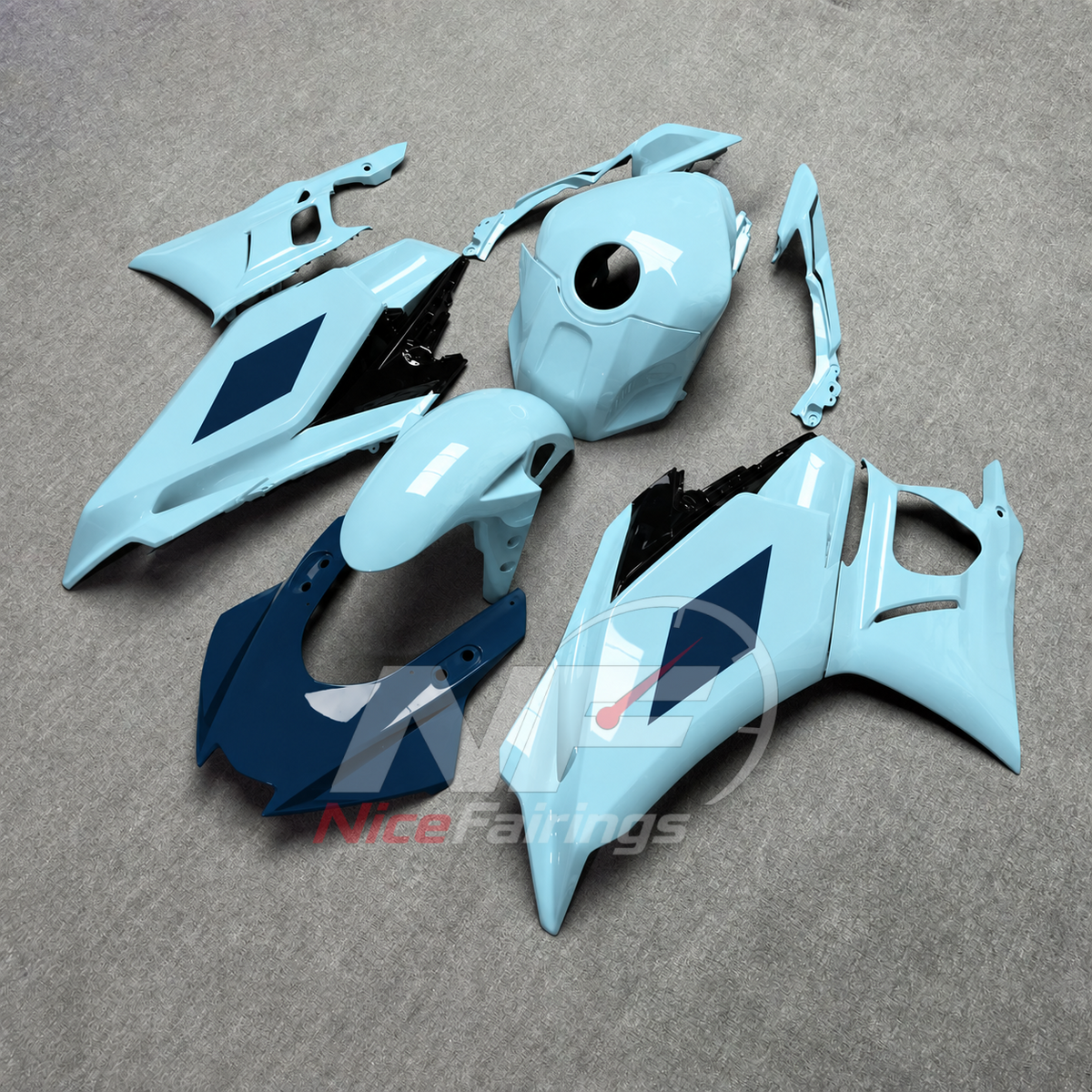 Custom-Painted Bodywork Kit Fits Yamaha YZF-R25 YZF-R3 2025-2026 | NiceFairings - front angle image