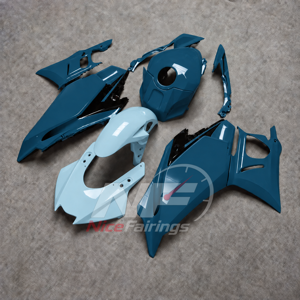 Replacement Sportbike Bodywork Set Fits Yamaha YZF-R25 YZF-R3 2025-2026 | NiceFairings - front angle image