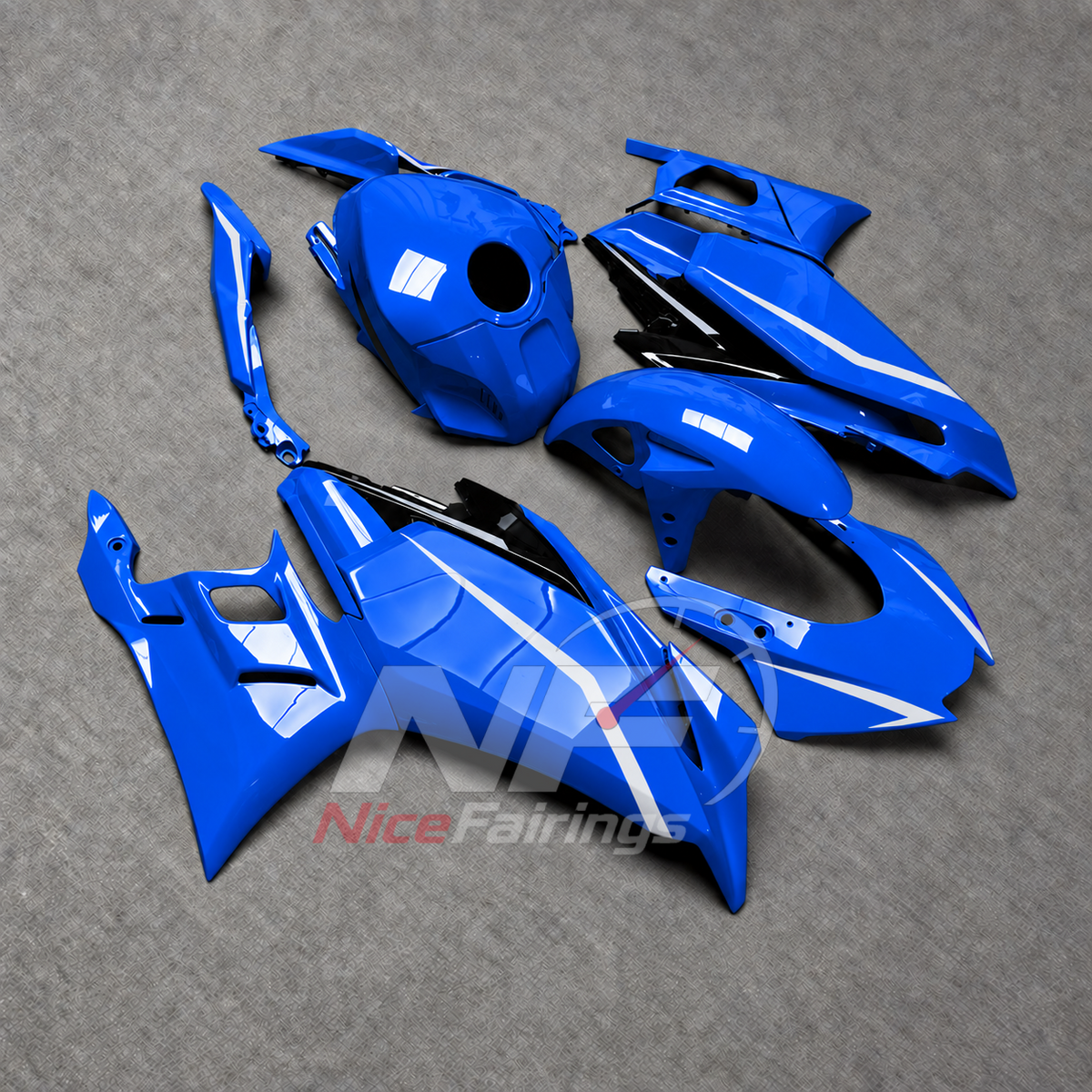 Custom-Painted Bodywork Kit Fits Yamaha YZF-R25 YZF-R3 2025-2026 | NiceFairings - front angle image