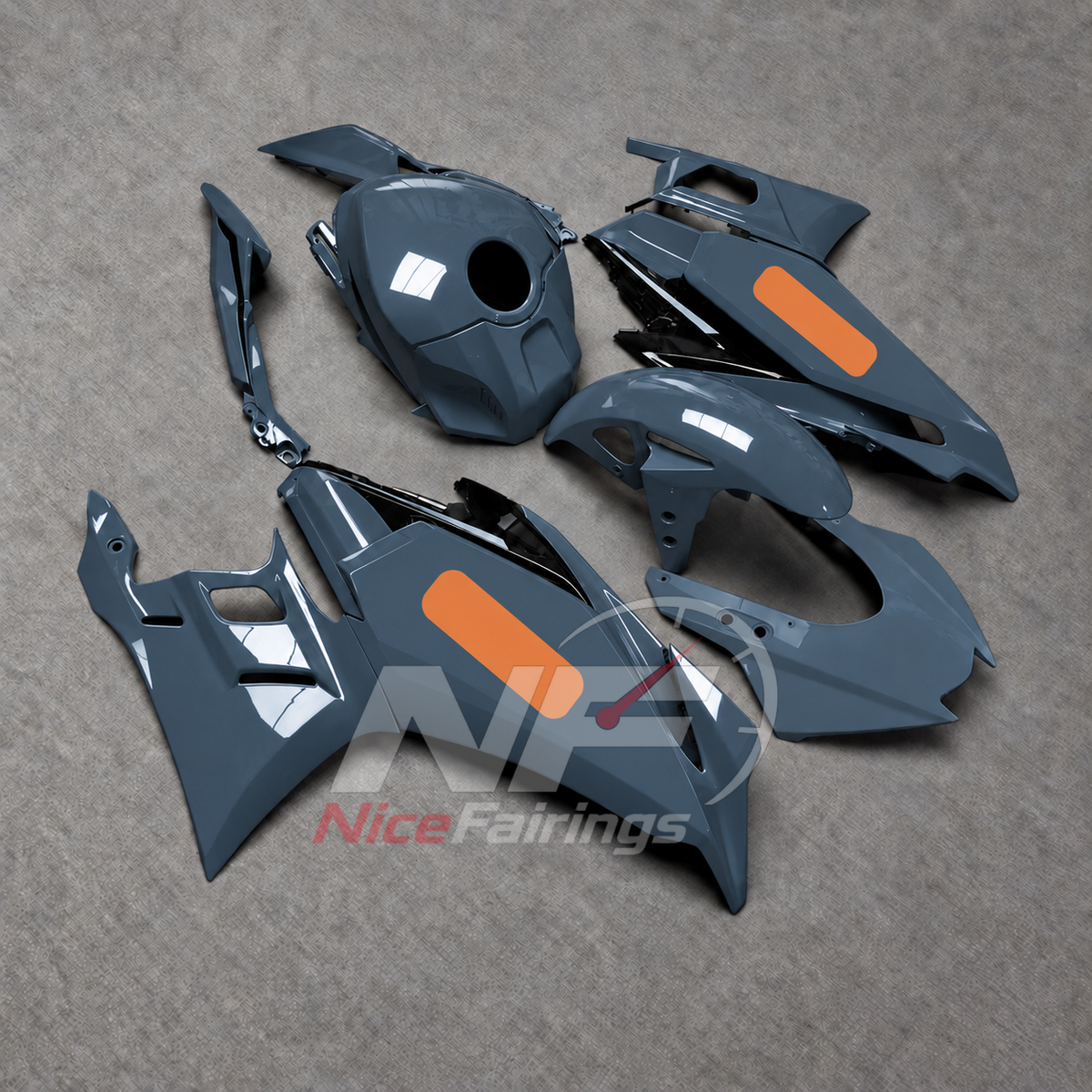 Aftermarket Sportbike Bodywork Set Fits Yamaha YZF-R25 YZF-R3 2025-2026 | NiceFairings - front angle image