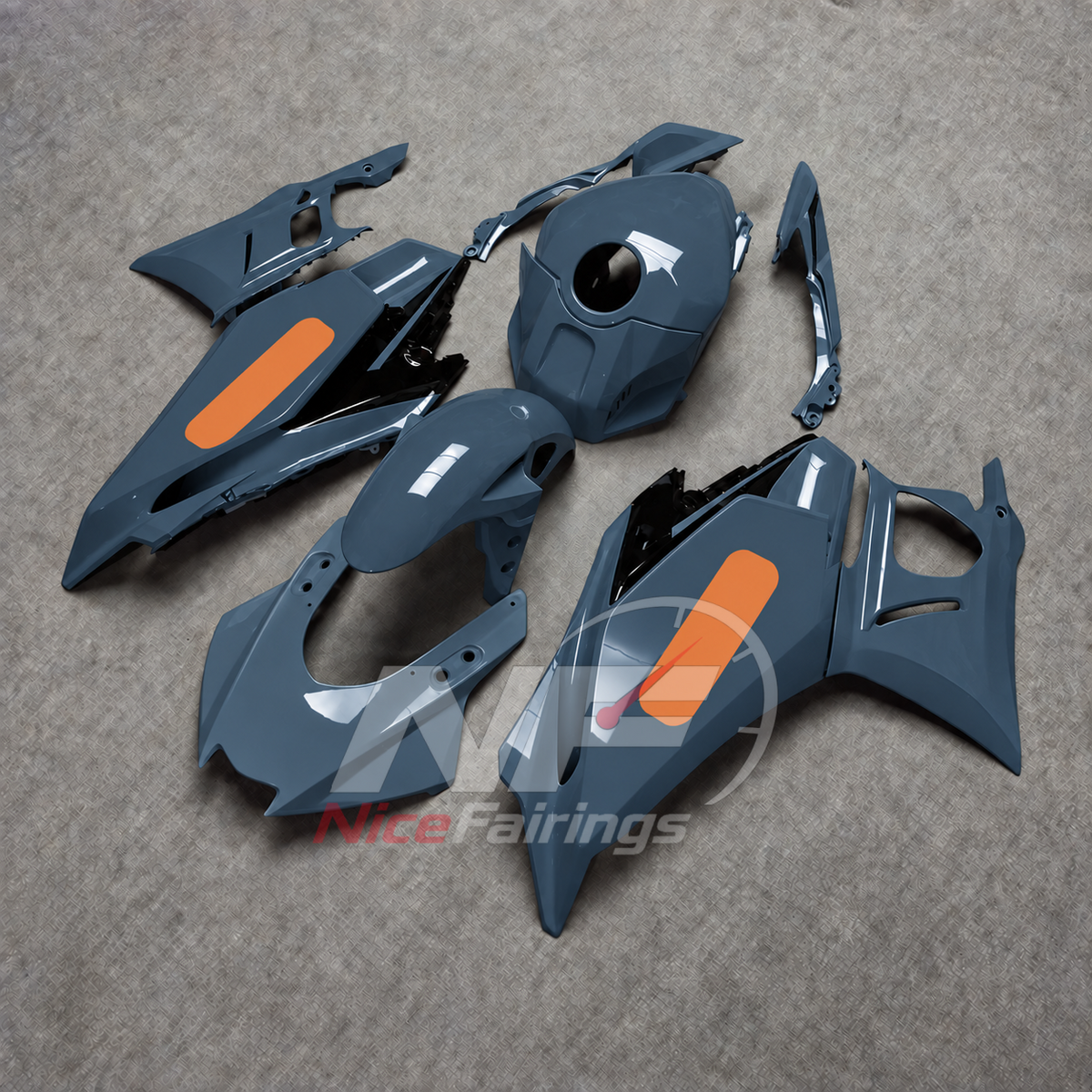 Aftermarket Sportbike Bodywork Set Fits Yamaha YZF-R25 YZF-R3 2025-2026 | NiceFairings - side angle image