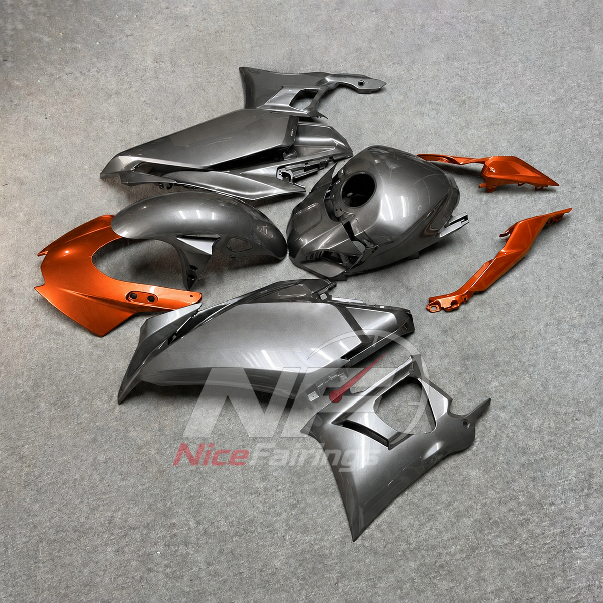 Custom-Painted Bodywork Kit Fits Yamaha YZF-R25 YZF-R3 2025-2026 | NiceFairings - side angle image