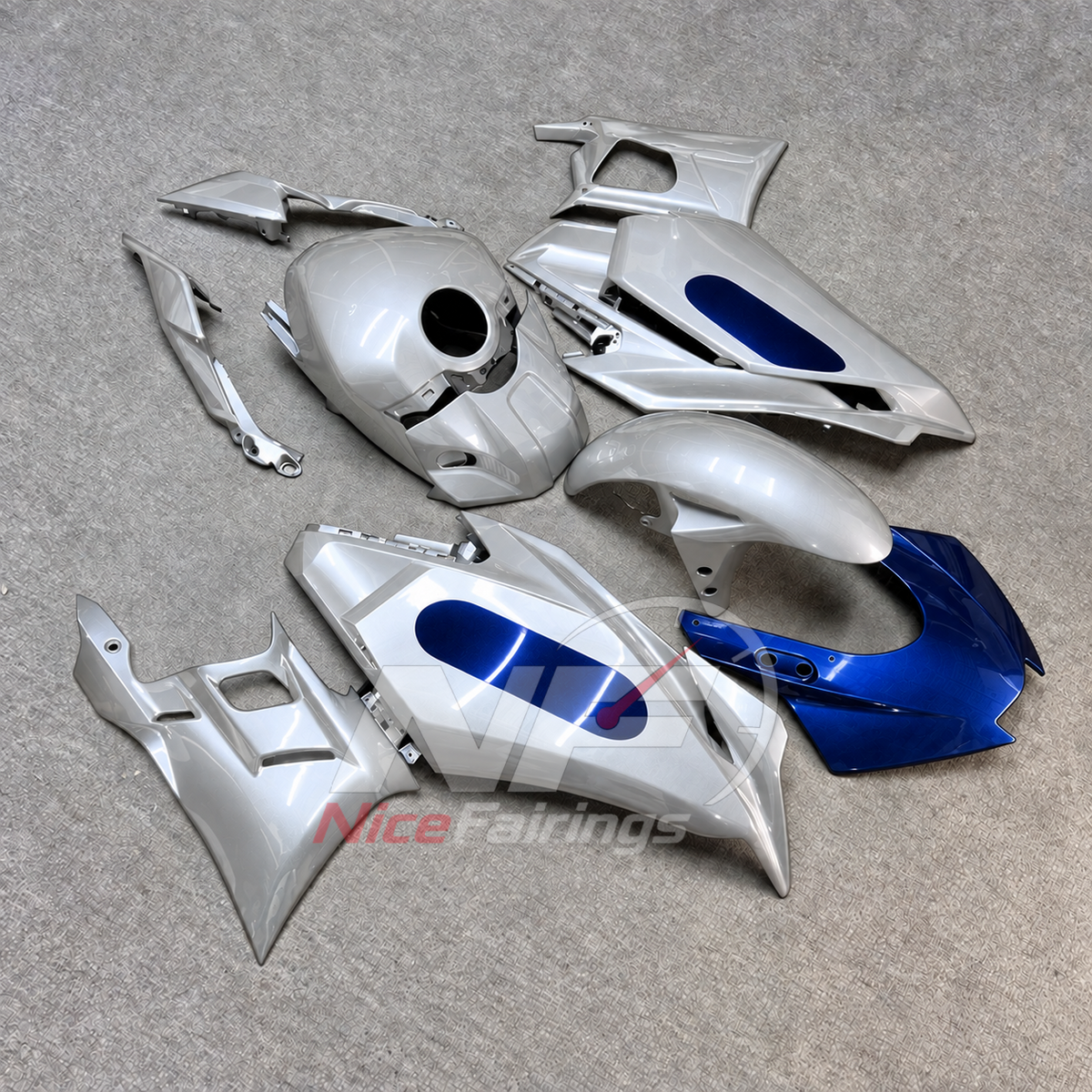 Aftermarket Motorcycle Fairing Kit Fits Yamaha YZF-R25 YZF-R3 2025-2026 | NiceFairings - side angle image