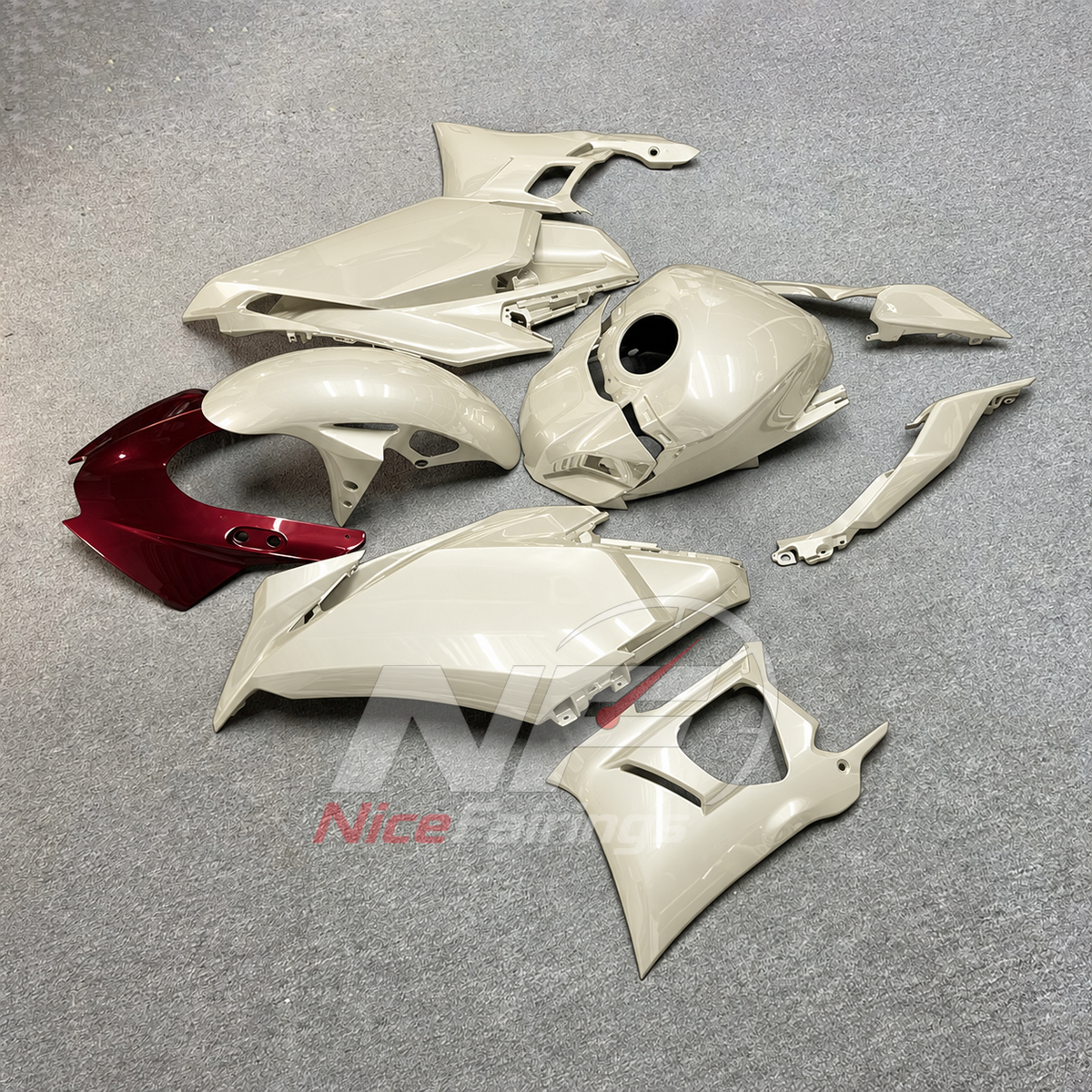 Replacement Sportbike Bodywork Set Fits Yamaha YZF-R25 YZF-R3 2025-2026 | NiceFairings - front angle image