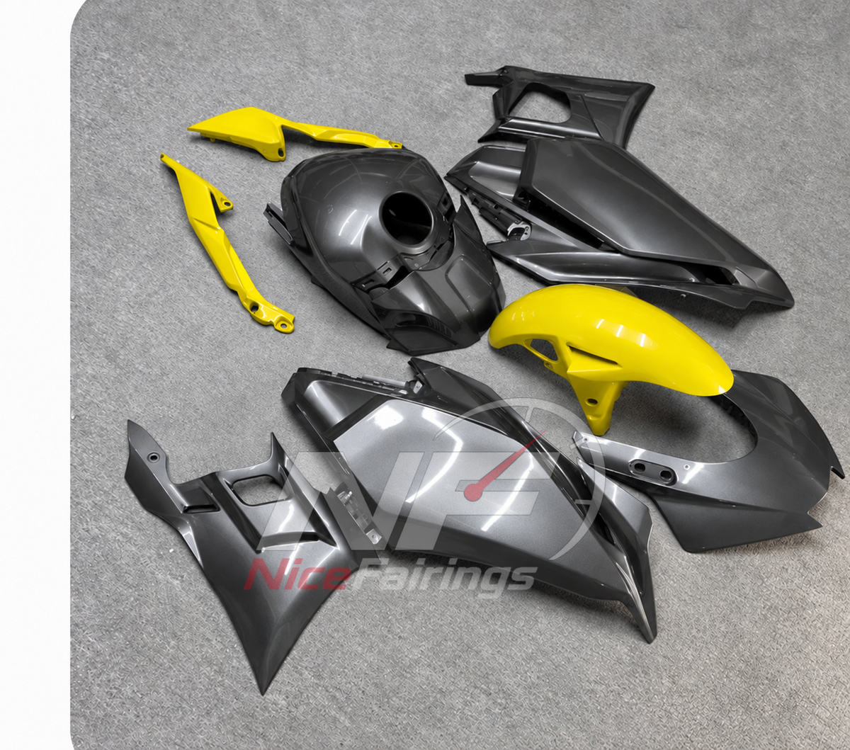 Aftermarket Sportbike Bodywork Set Fits Yamaha YZF-R25 YZF-R3 2025-2026 | NiceFairings - front angle image