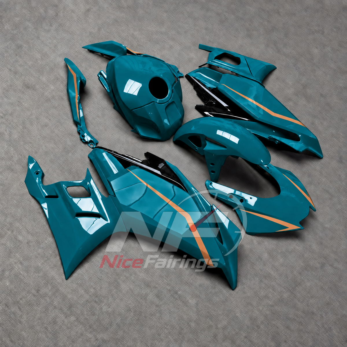 Custom-Painted Bodywork Kit Fits Yamaha YZF-R25 YZF-R3 2025-2026 | NiceFairings - front angle image